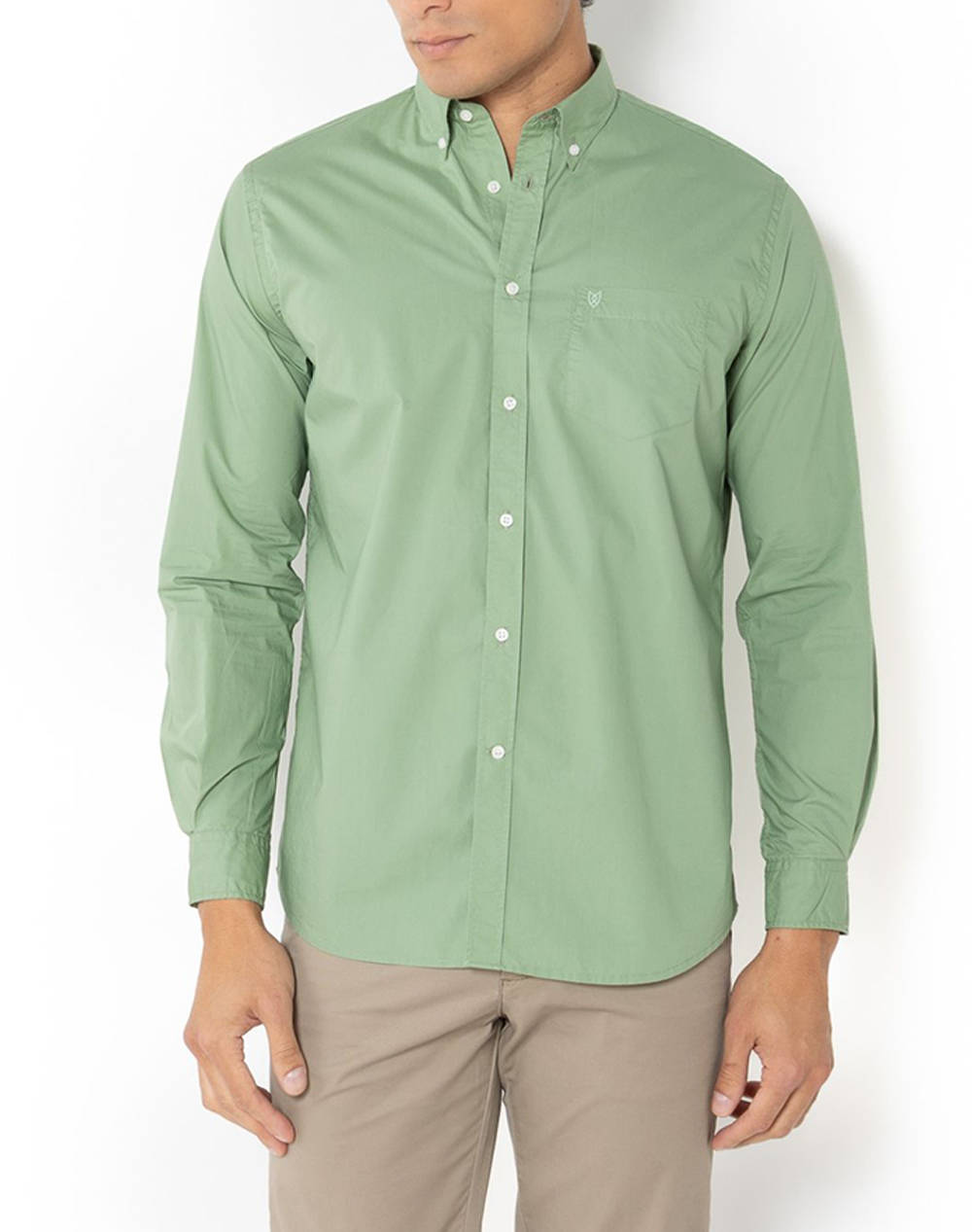 THE BOSTONIANS CAMASA POPLIN REGULAR FIT Plain POPLIN Button-down Regular Fit