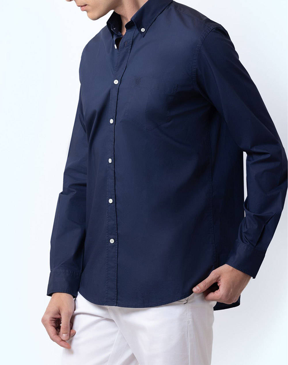 THE BOSTONIANS CAMASA POPLIN REGULAR FIT Plain POPLIN Button-down Regular Fit