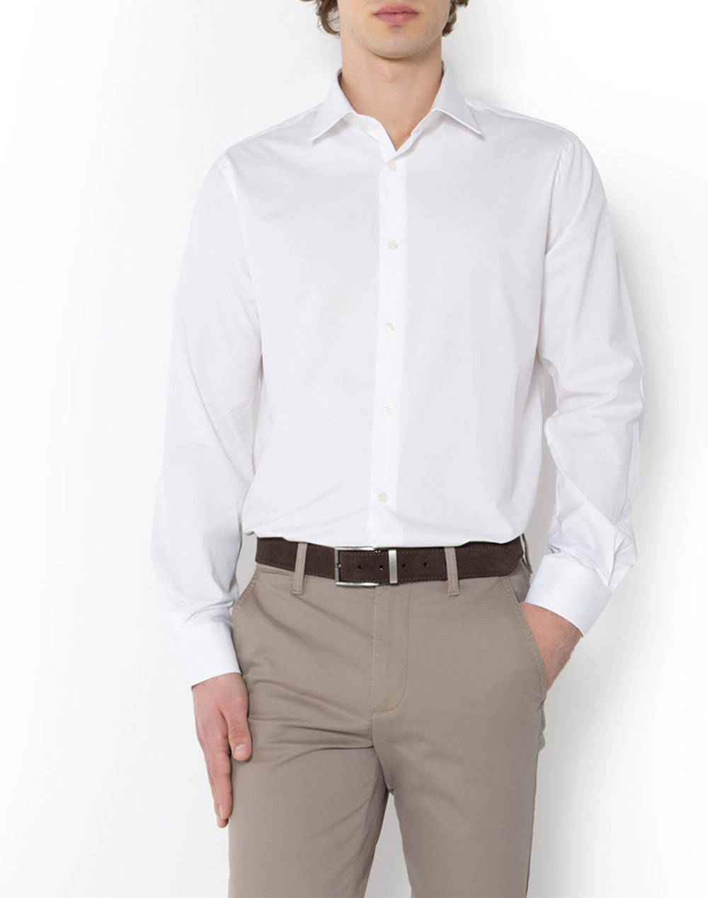 THE BOSTONIANS CAMASA POPLIN CUSTOM FIT Plain POPLIN Classic Custom Fit