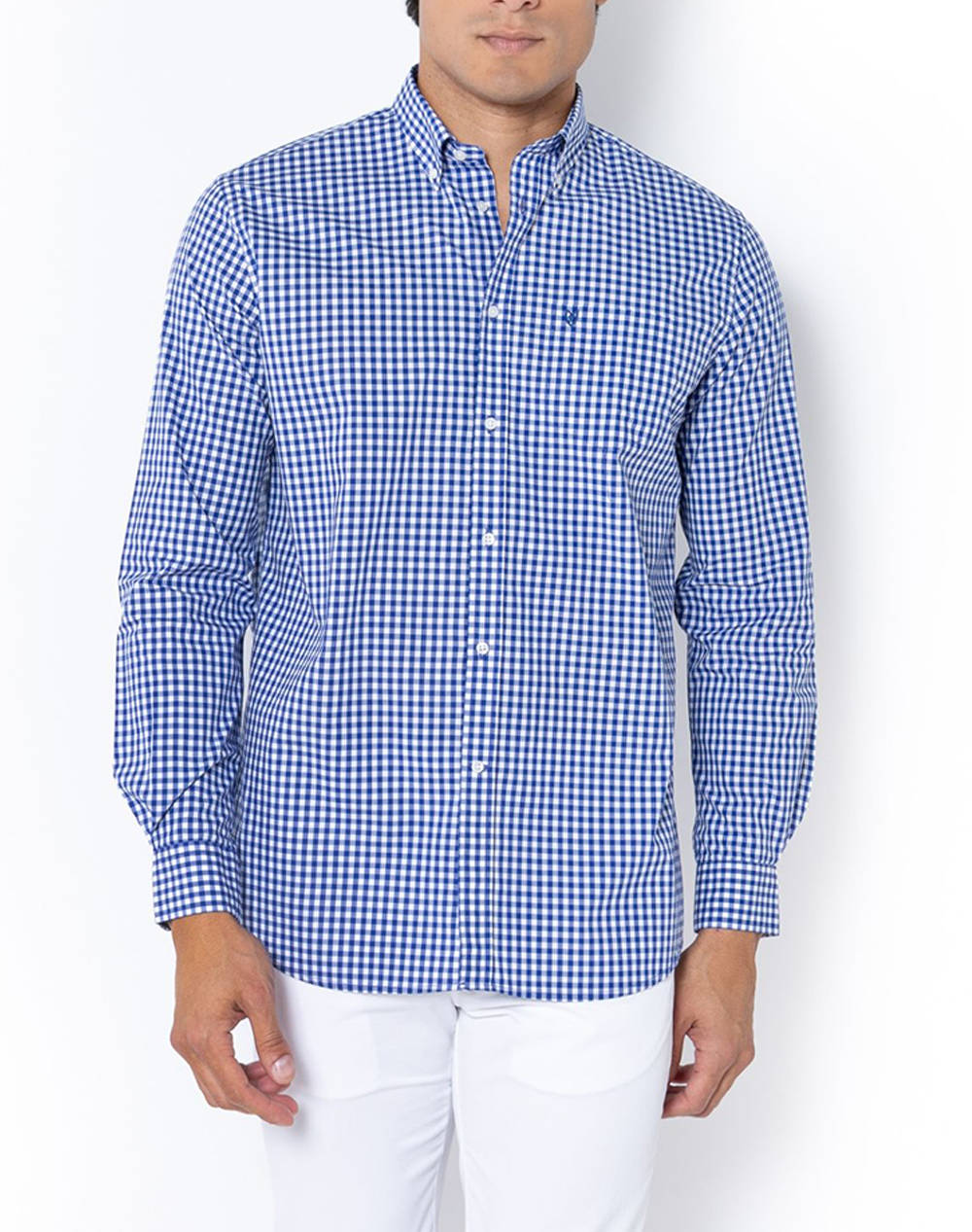 THE BOSTONIANS CAMASA MAVERICK REGULAR FIT MedCheck POPLIN Button-down Regular fit