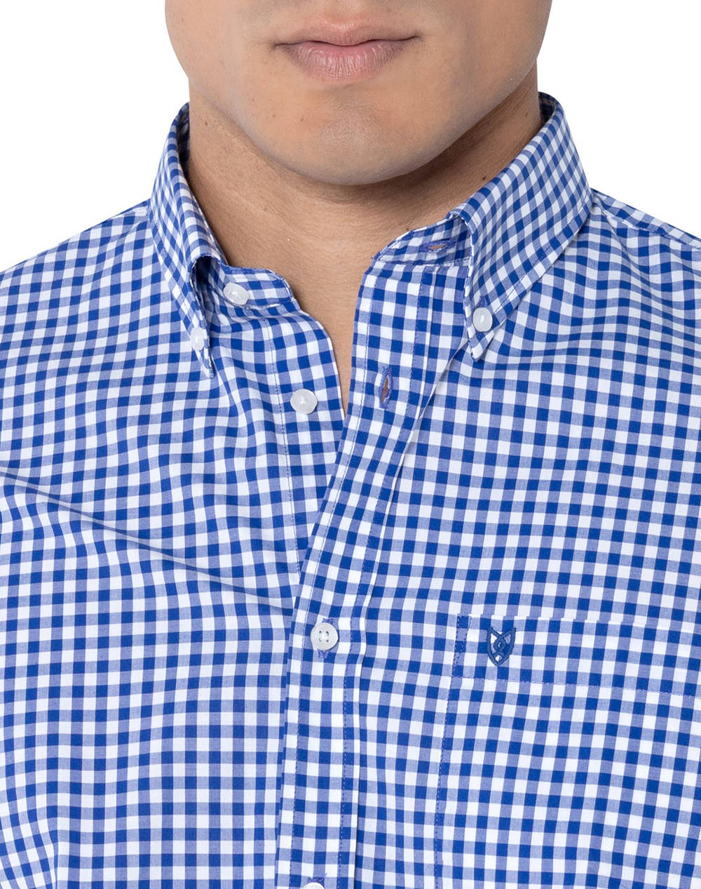 THE BOSTONIANS CAMASA MAVERICK REGULAR FIT MedCheck POPLIN Button-down Regular fit