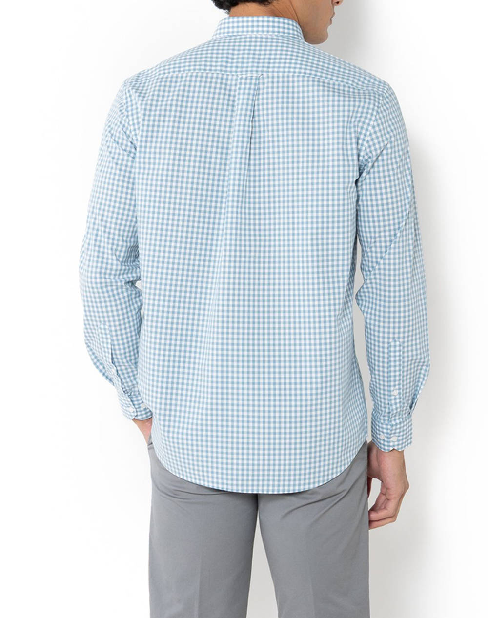 THE BOSTONIANS CAMASA MAVERICK REGULAR FIT MedCheck POPLIN Button-down Regular fit