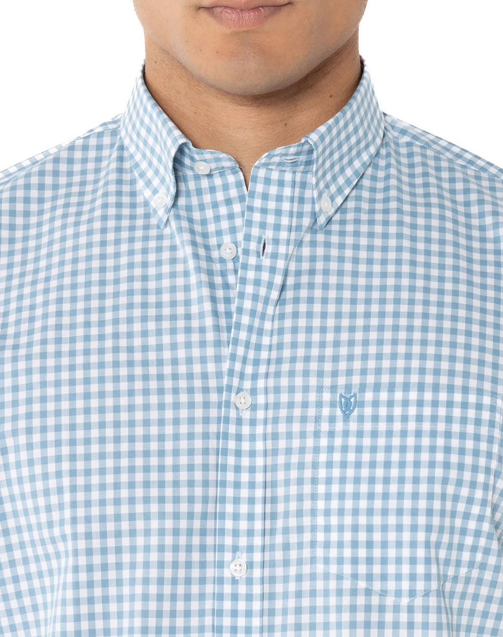 THE BOSTONIANS CAMASA MAVERICK REGULAR FIT MedCheck POPLIN Button-down Regular fit