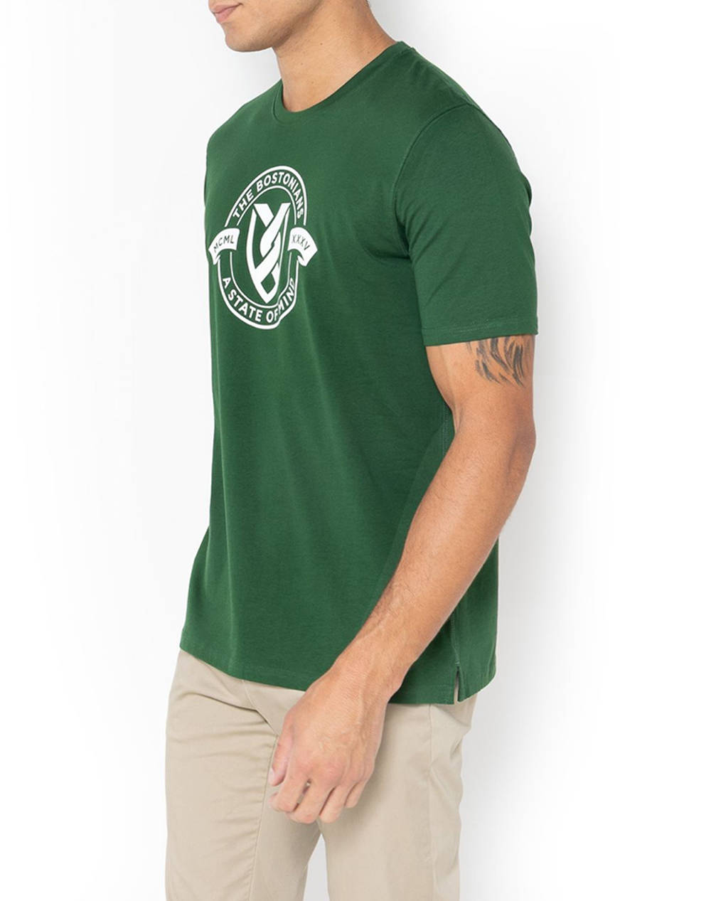 THE BOSTONIANS BLUZA T-SHIRT ALL HAIL LOGO REGULAR