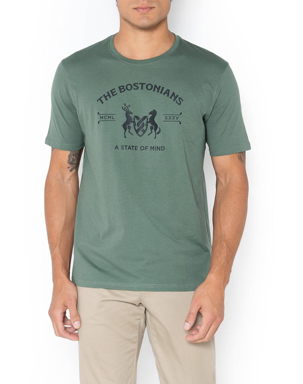 THE BOSTONIANS BLUZA T-SHIRT THE BOSTONIANS LOGO
