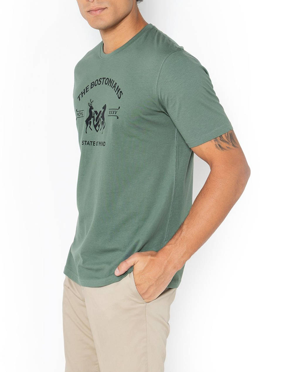 THE BOSTONIANS BLUZA T-SHIRT THE BOSTONIANS LOGO