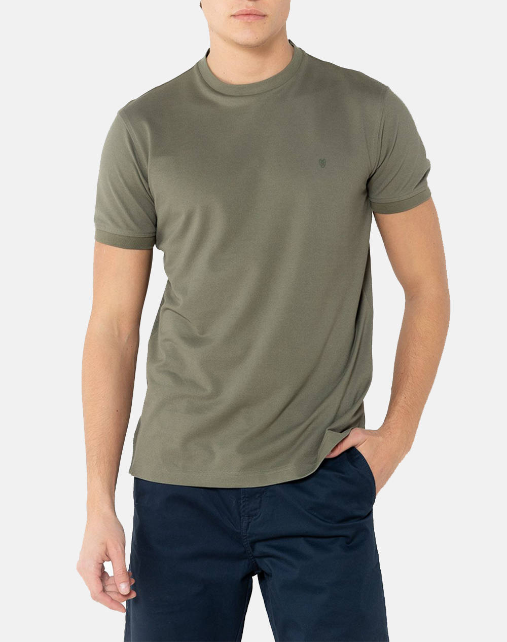THE BOSTONIANS BLUZA T-SHIRT PIQUE TECH REGULAR FIT