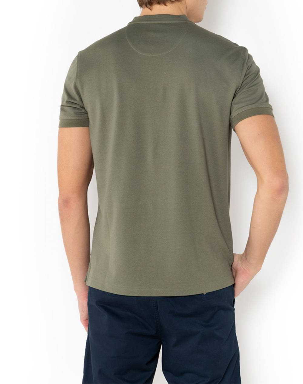 THE BOSTONIANS BLUZA T-SHIRT PIQUE TECH REGULAR FIT