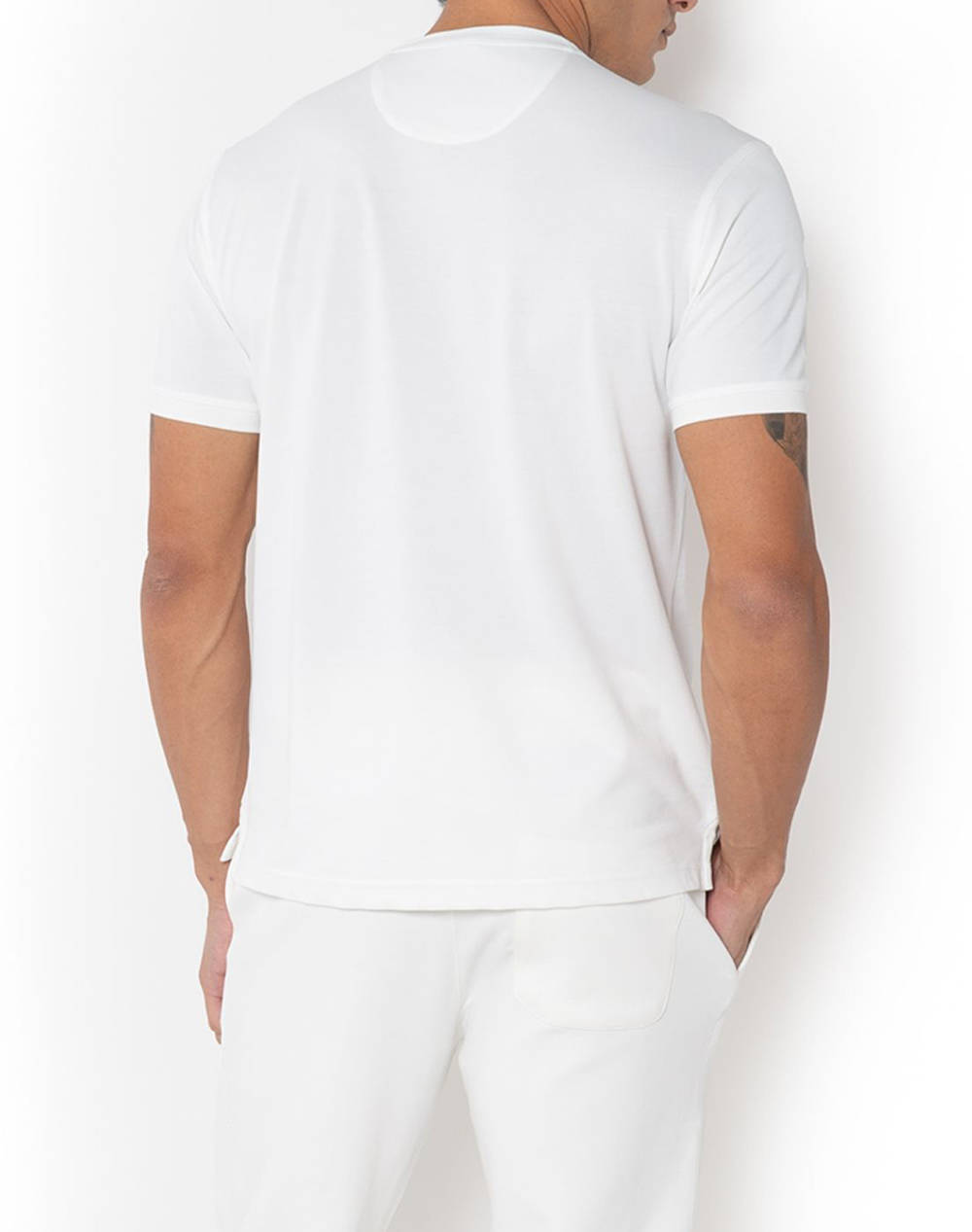 THE BOSTONIANS BLUZA T-SHIRT PIQUE TECH REGULAR FIT
