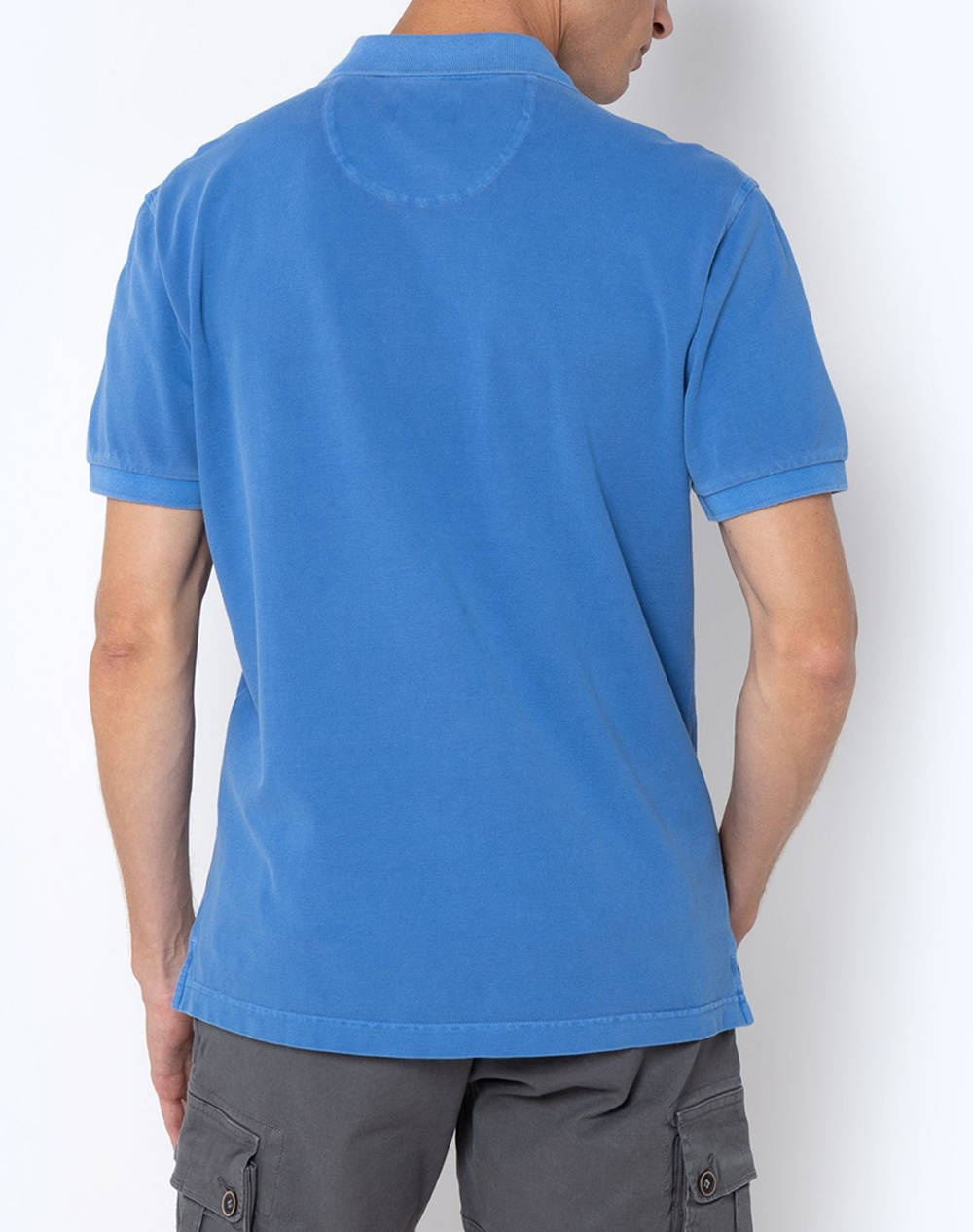 THE BOSTONIANS BLUZA POLO PIQUE DELAVE REGULAR FIT