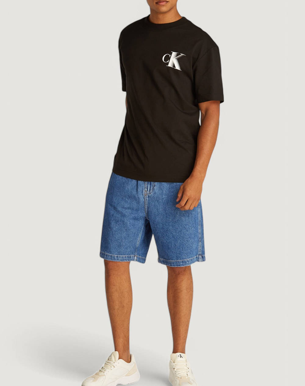 CALVIN KLEIN PULL ON RELAXED DENIM SHORT