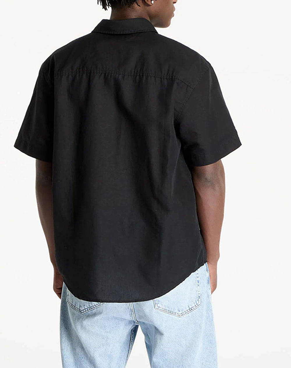 CALVIN KLEIN JEANS LINEN COTTON S/S SHIRT