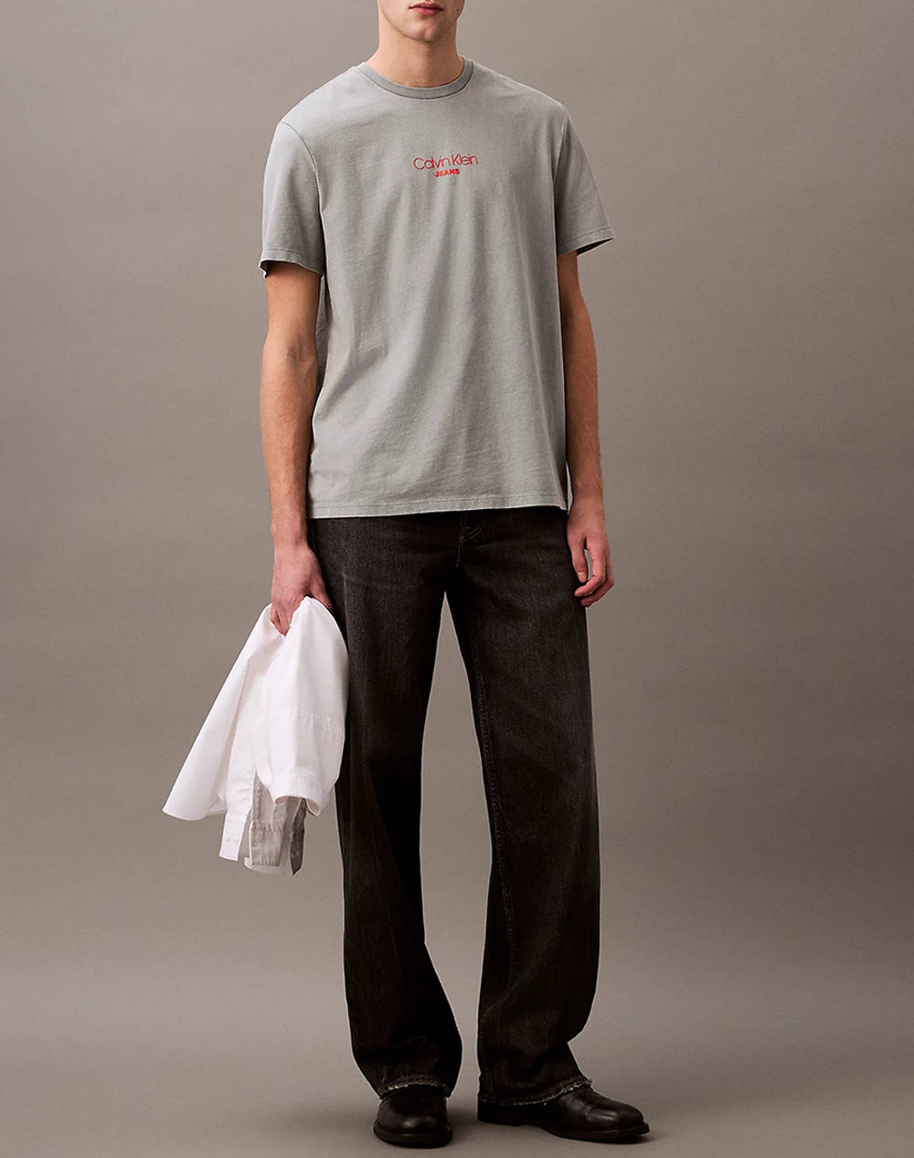 CALVIN KLEIN JEANS SS ACID WASH 20S CN TEE