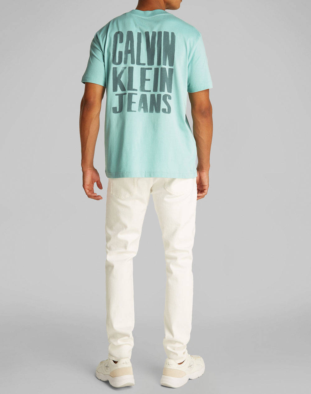 CALVIN KLEIN JEANS PAINTED CALVIN KLEIN JEANS TEE