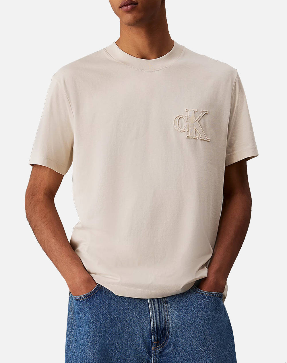 CALVIN KLEIN JEANS CK APPLIQUE TEE