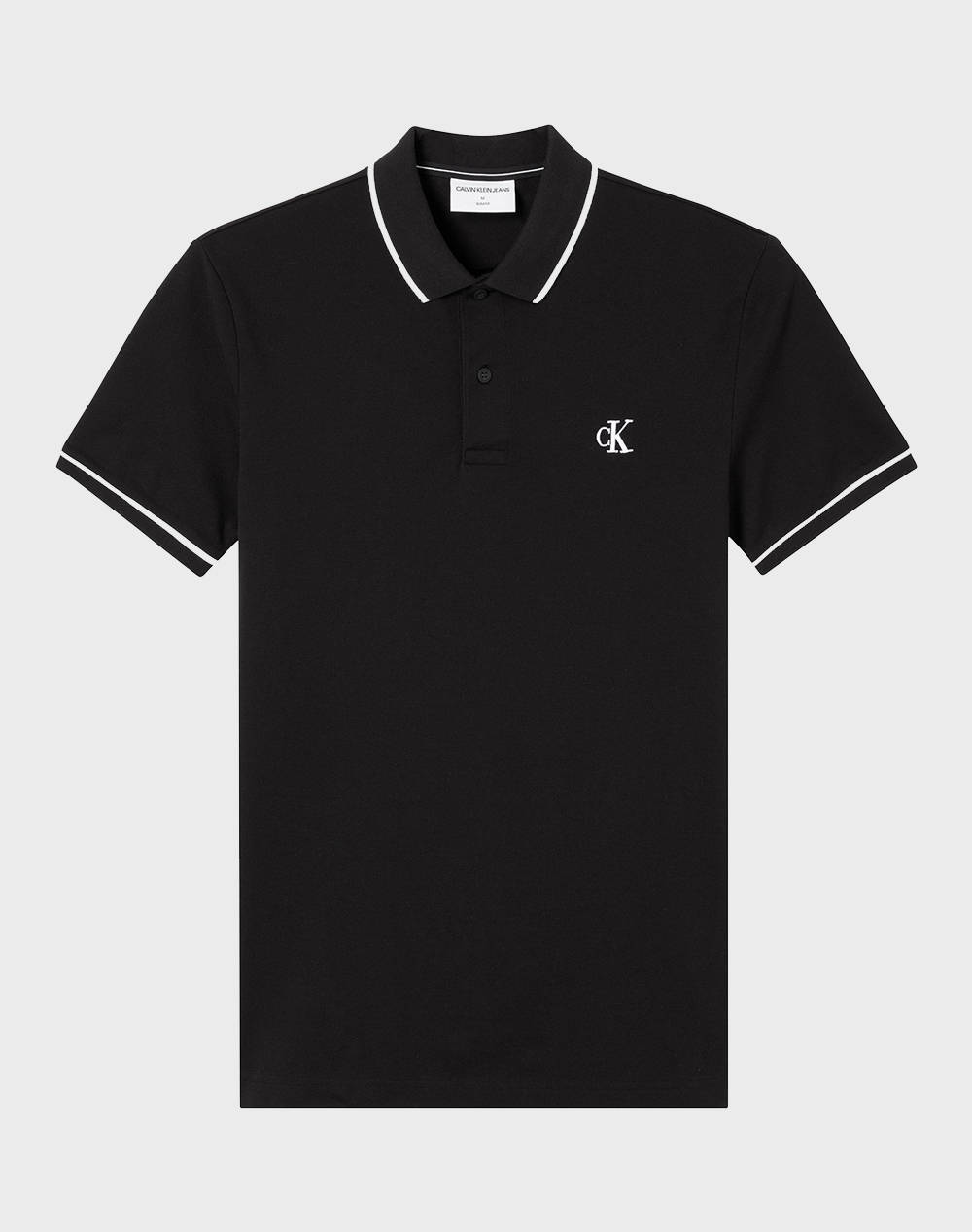 CALVIN KLEIN JEANS TIPPING SLIM POLO