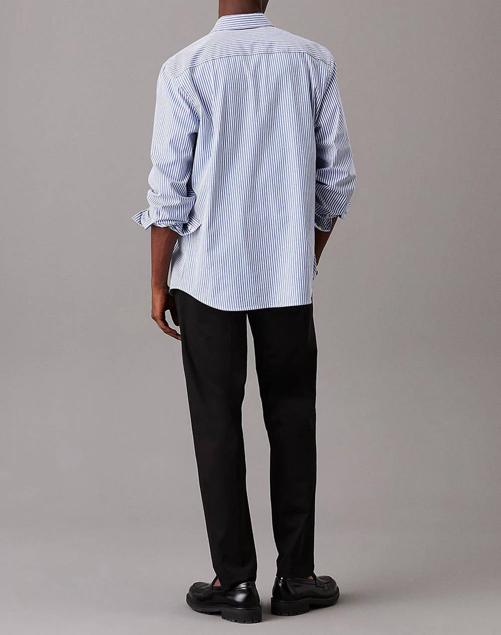 CALVIN KLEIN SATEEN STRETCH TAPERED PLEAT