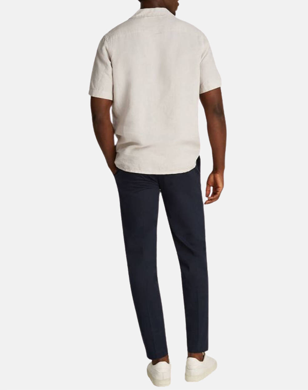 CALVIN KLEIN LINEN COTTON CUBAN S/S SHIRT
