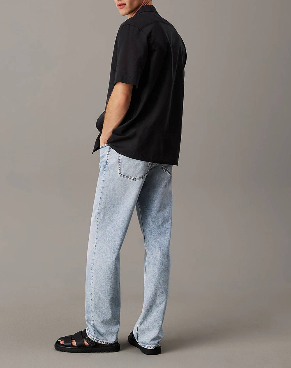 CALVIN KLEIN LINEN COTTON CUBAN S/S SHIRT