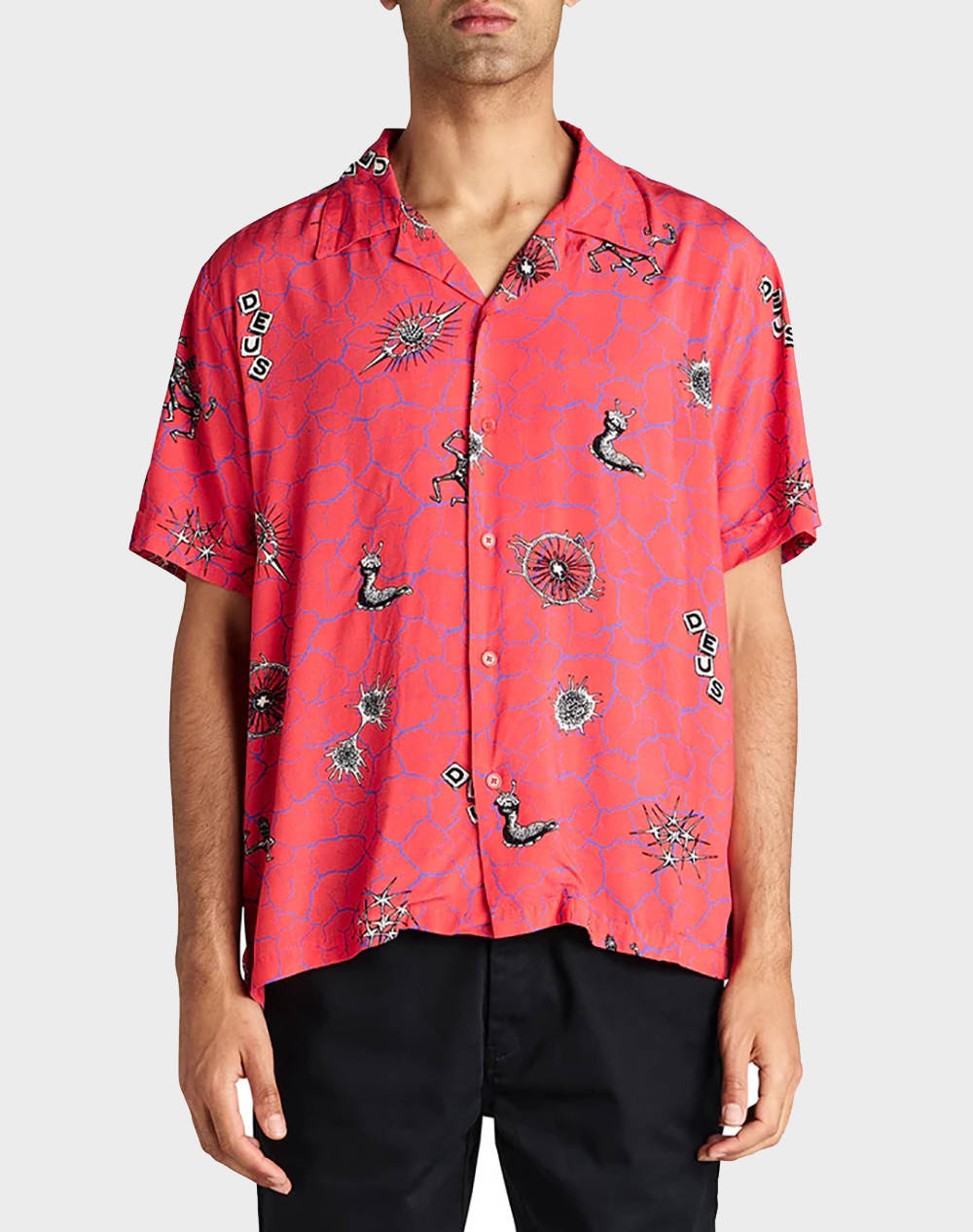 DEUS EX MACHINA VIBRANT VIRUS SHIRT CAMASA DE BARBATI