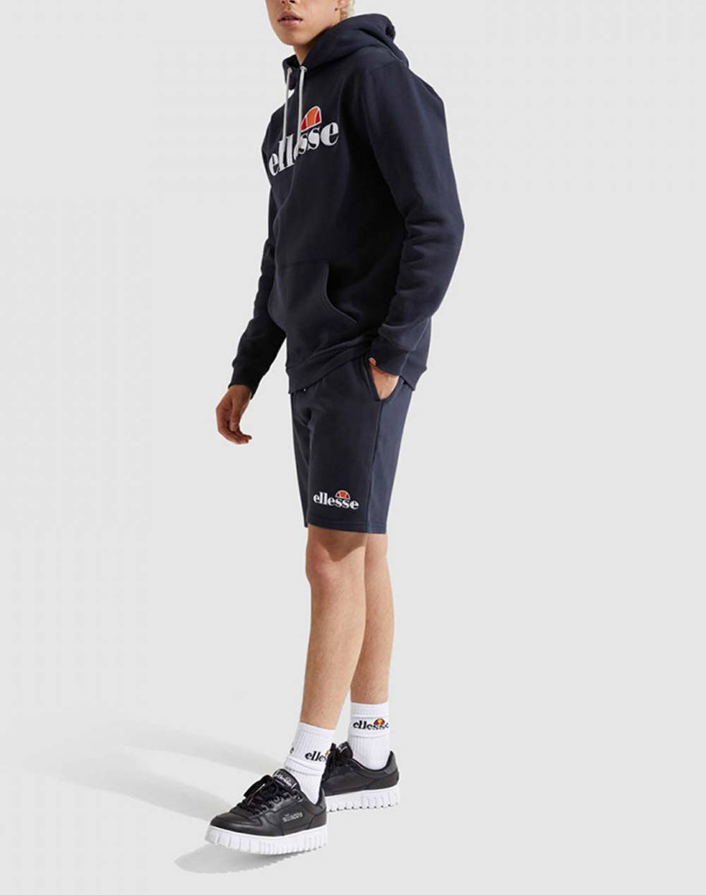 ELLESSE MENS CORE SILVAN FLEECE SHORT BERMUDE DE BARBATI