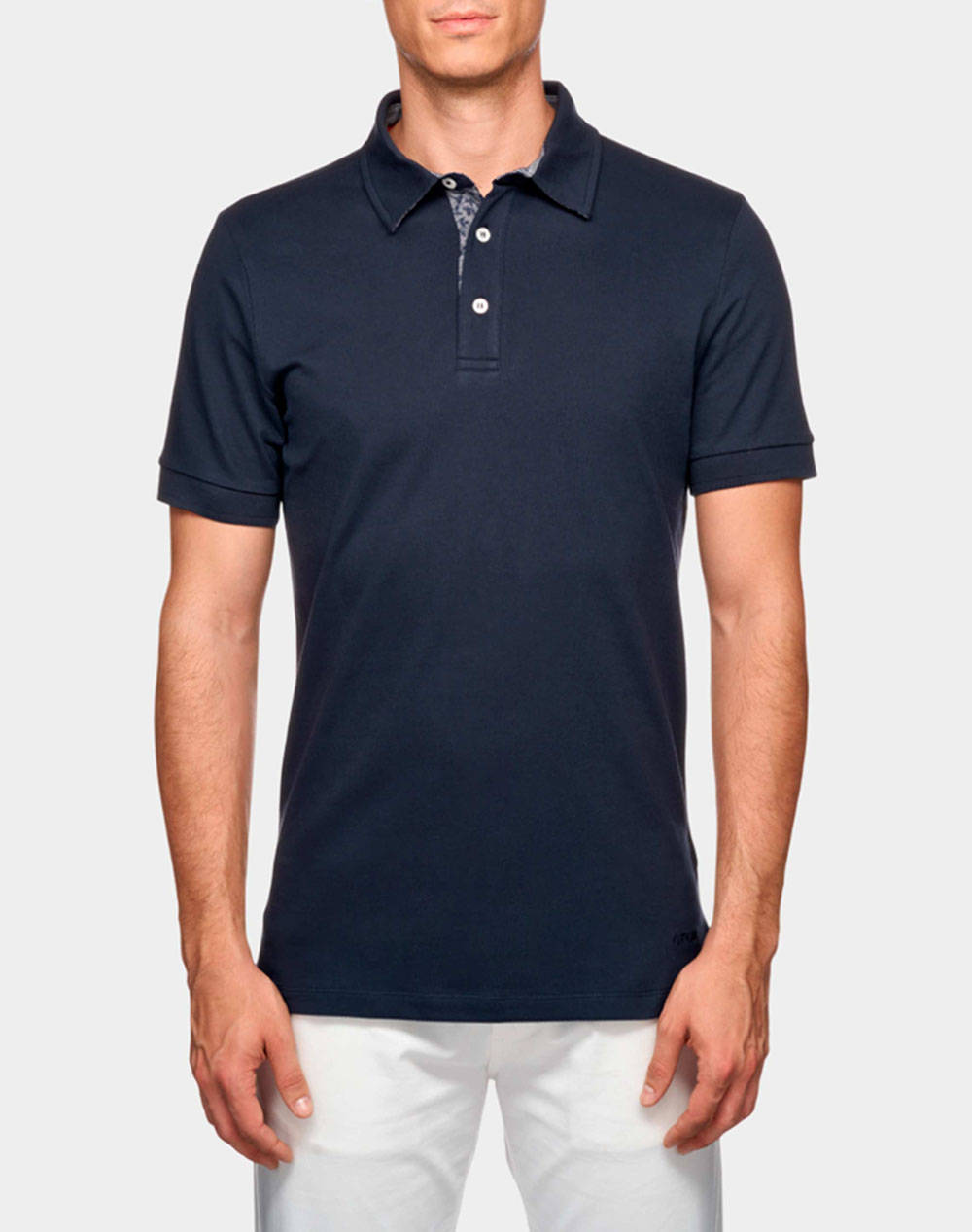 GEOX M POLO PIQUET PRINT - BCI COTT