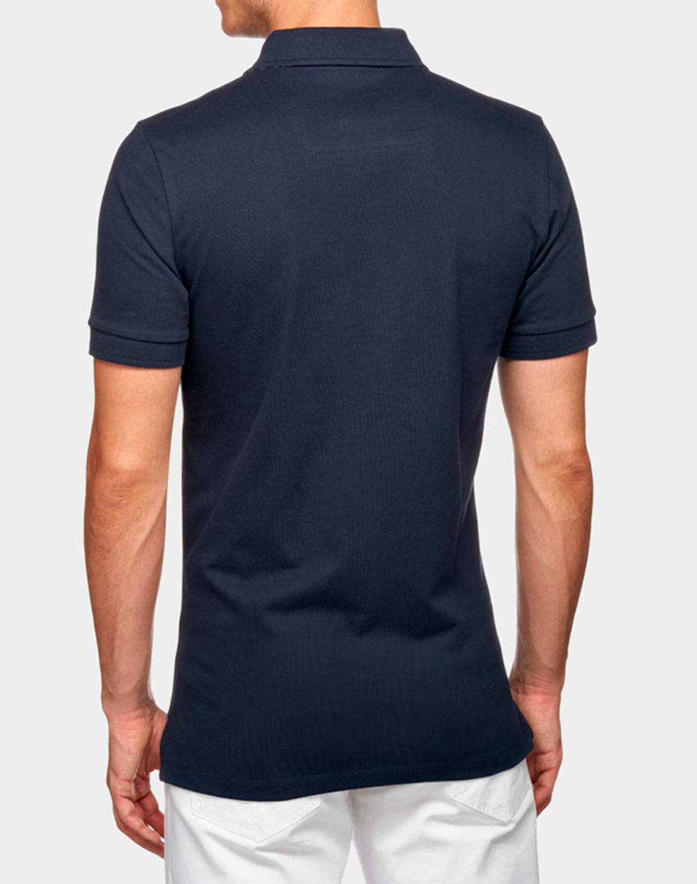 GEOX M POLO PIQUET PRINT - BCI COTT