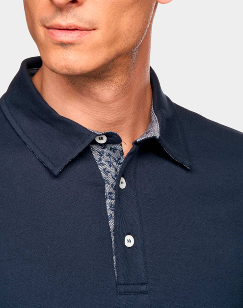 GEOX M POLO PIQUET PRINT - BCI COTT