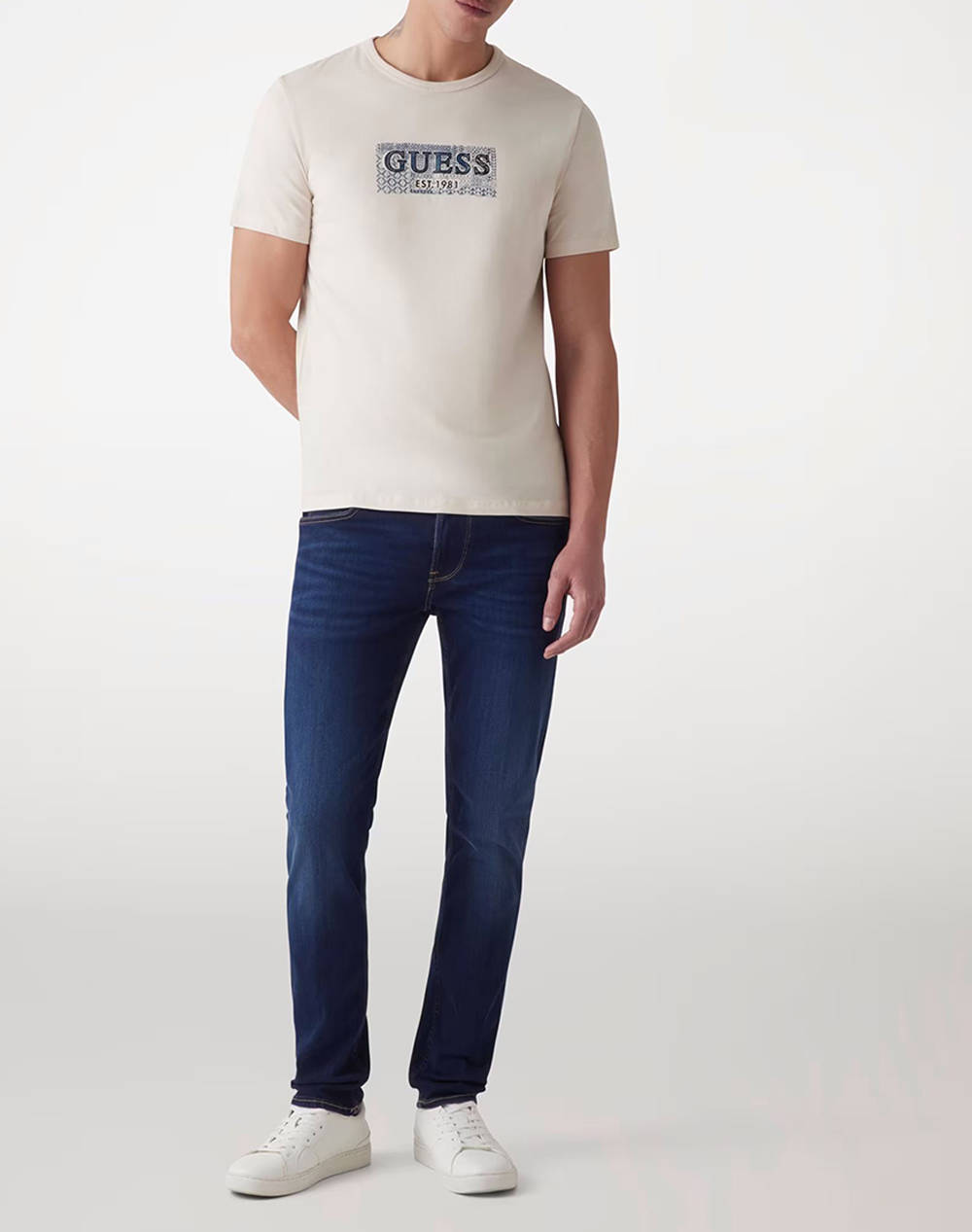 GUESS SS CN GUESS BOX TEE BLUZA DE BARBATI
