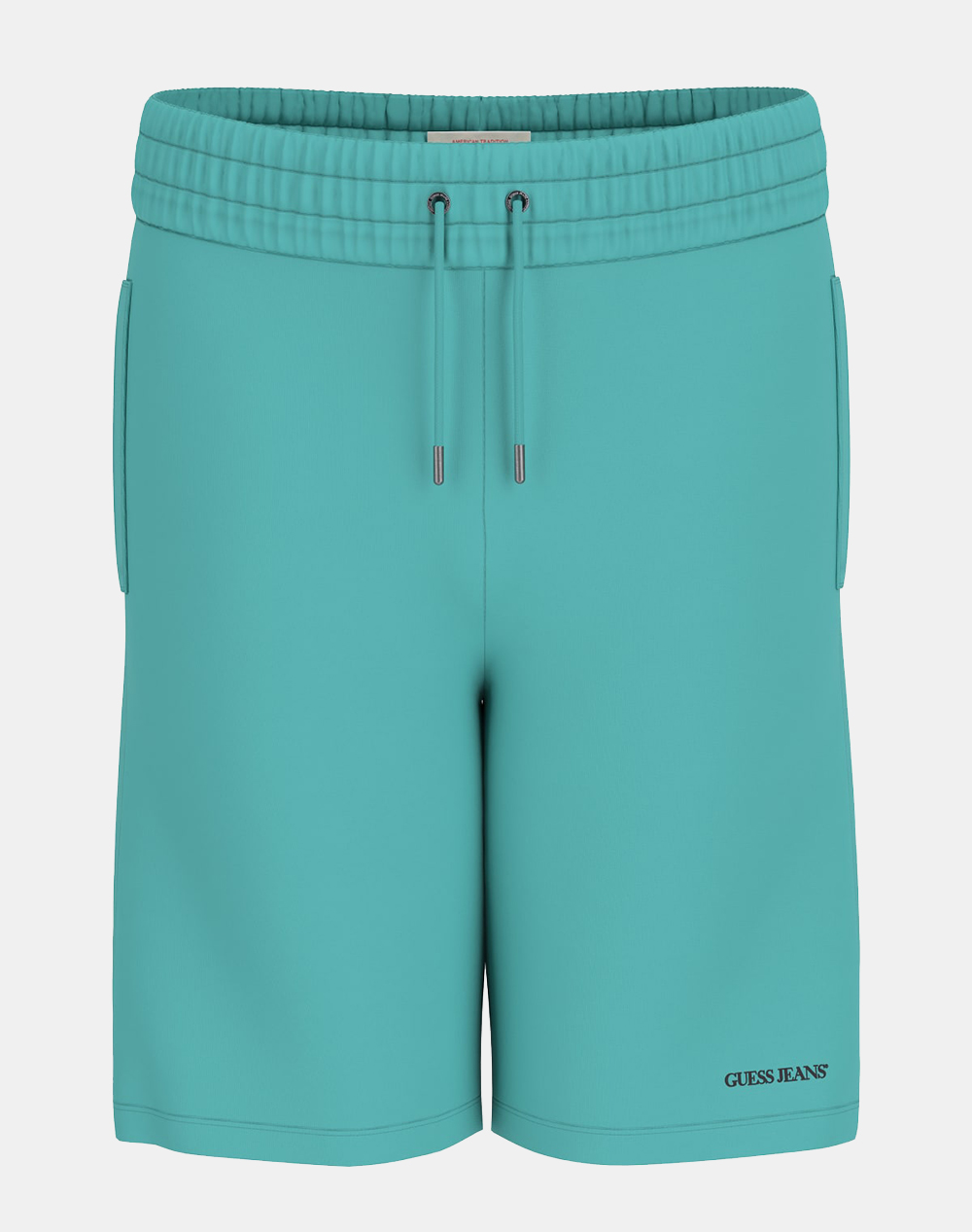 GUESS JEANS GJ REG EMBRO SHORTS - ORGANIC COTT ICONIC TERRY 400 SHORTS DE BARBATI