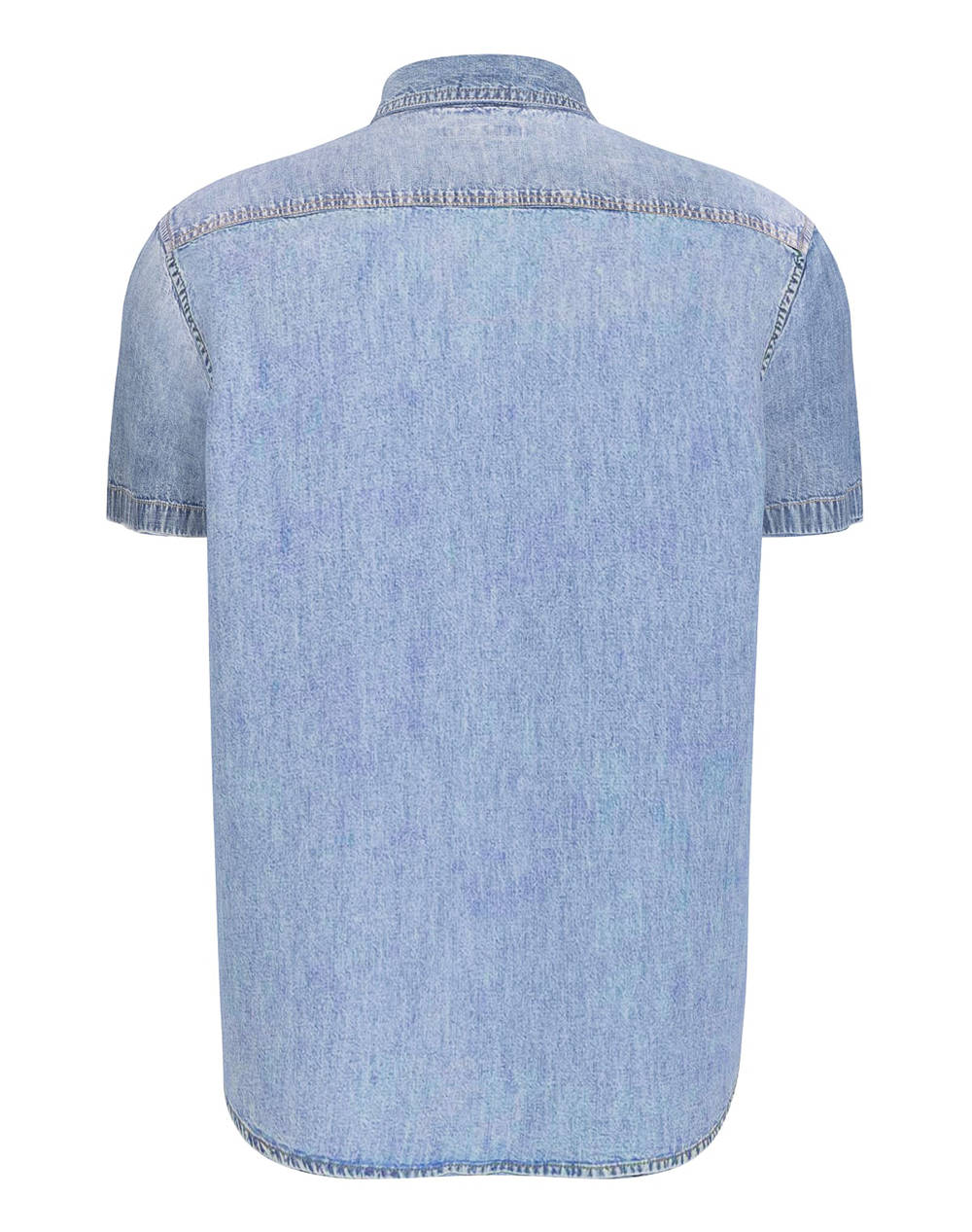 GUESS JEANS GJ REGULAR SS DENIM - ECO ORG CO 7074 RG INDIGO CAMASA DE BARBATI
