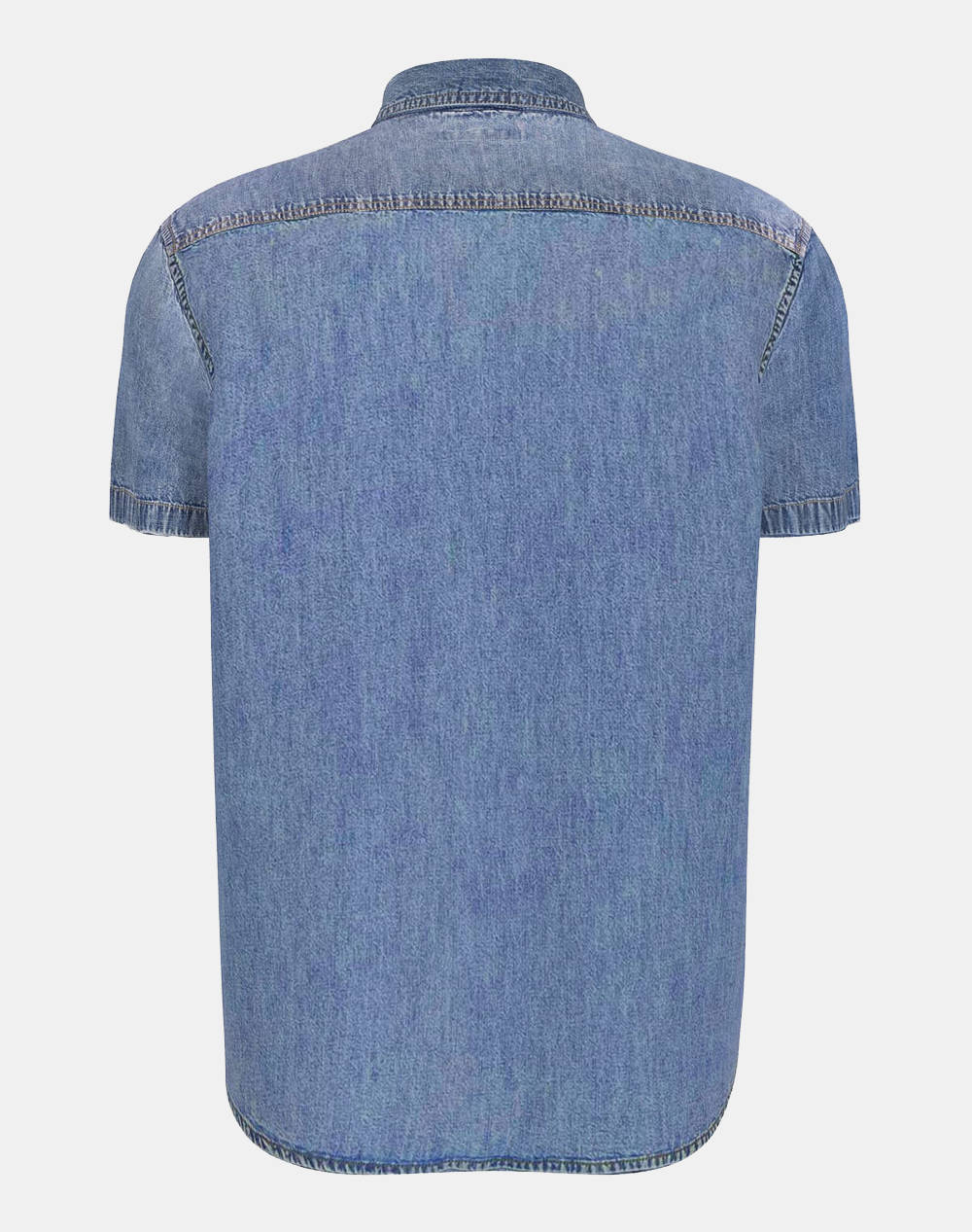 GUESS JEANS GJ REGULAR SS DENIM - ECO ORG CO 7074 RG INDIGO CAMASA DE BARBATI