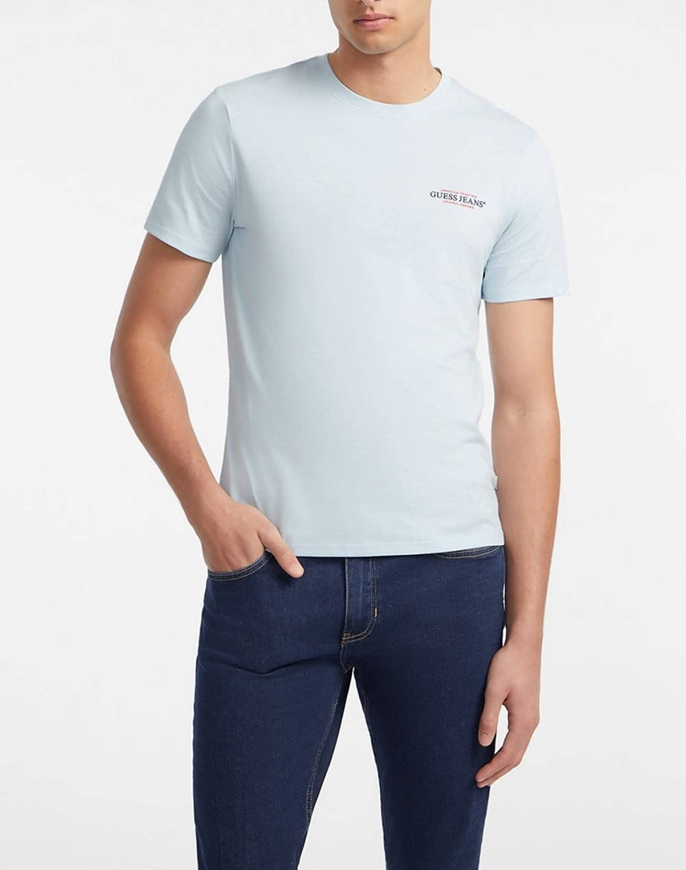 GUESS JEANS GJ SS CN SLIM AMERICAN TR TEE BLUZA DE BARBATI