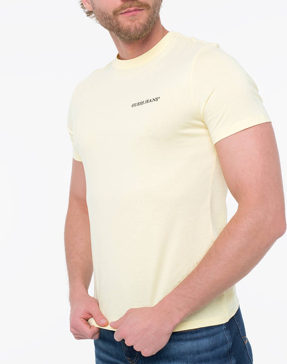 GUESS JEANS GJ SS CN SLIM AMERICAN TR TEE BLUZA DE BARBATI
