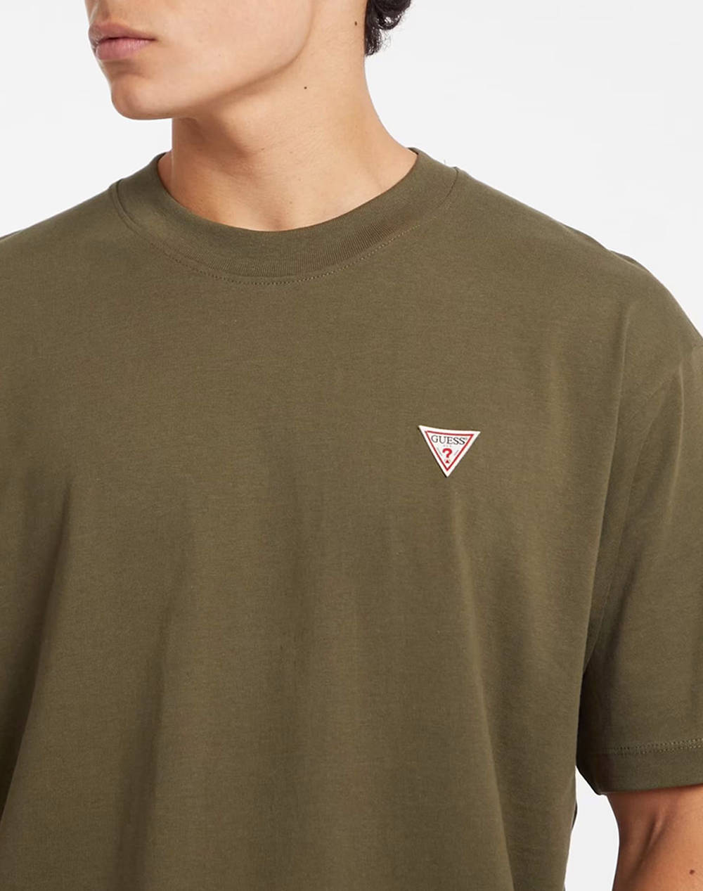 GUESS JEANS GJ SS CN OS MINI TRIANGLE TEE BLUZA DE BARBATI