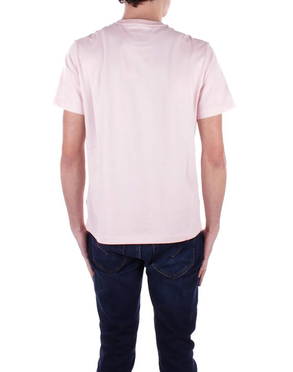 GUESS JEANS GJ SS CN REG PALM TR - MID ORGANIC HEAVY JERSEY 205 BLUZA DE BARBATI