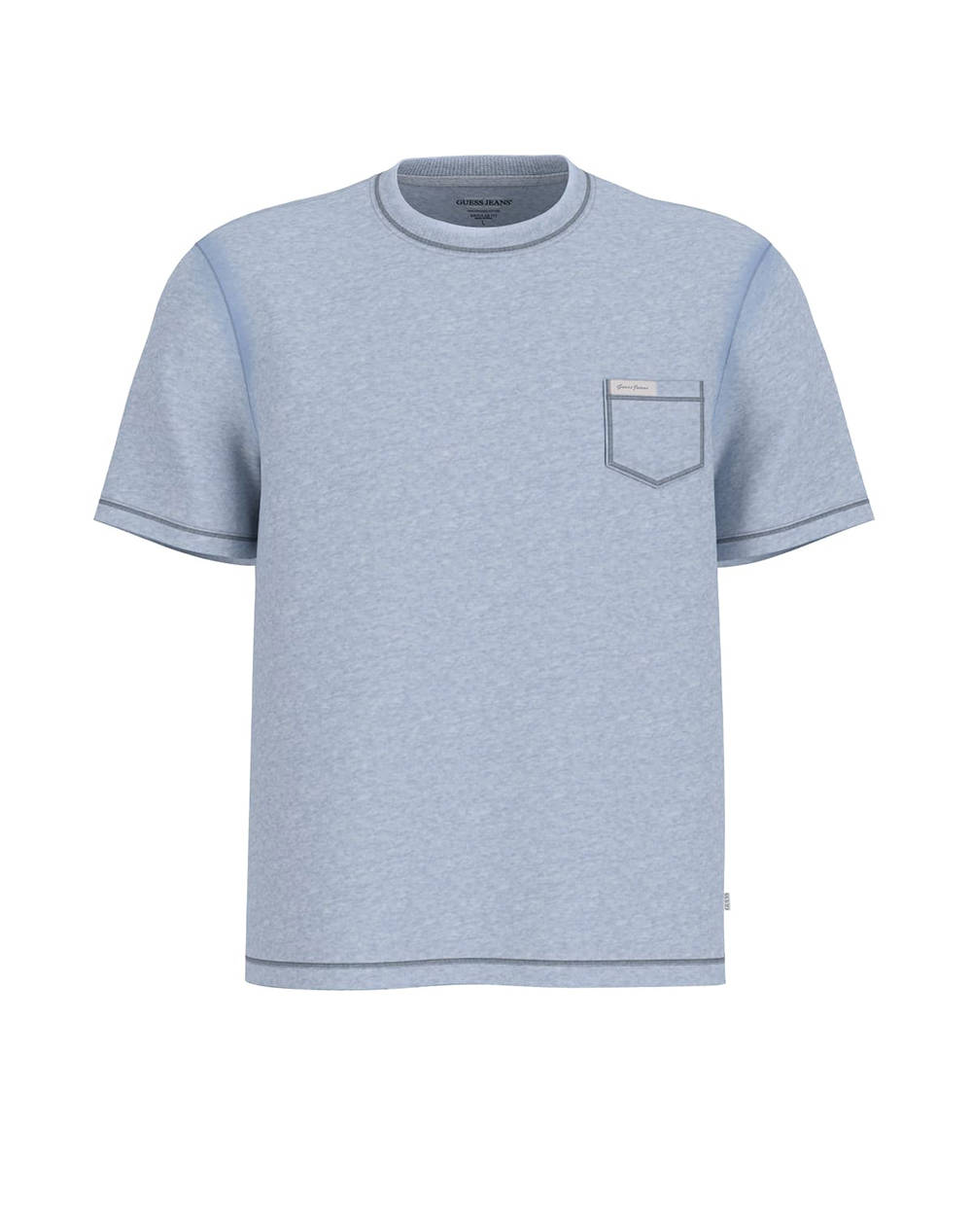 GUESS JEANS GJ SS CN REG PKT TEE - ORGANIC INDIGO COTTON 100 180 BLUZA DE BARBATI