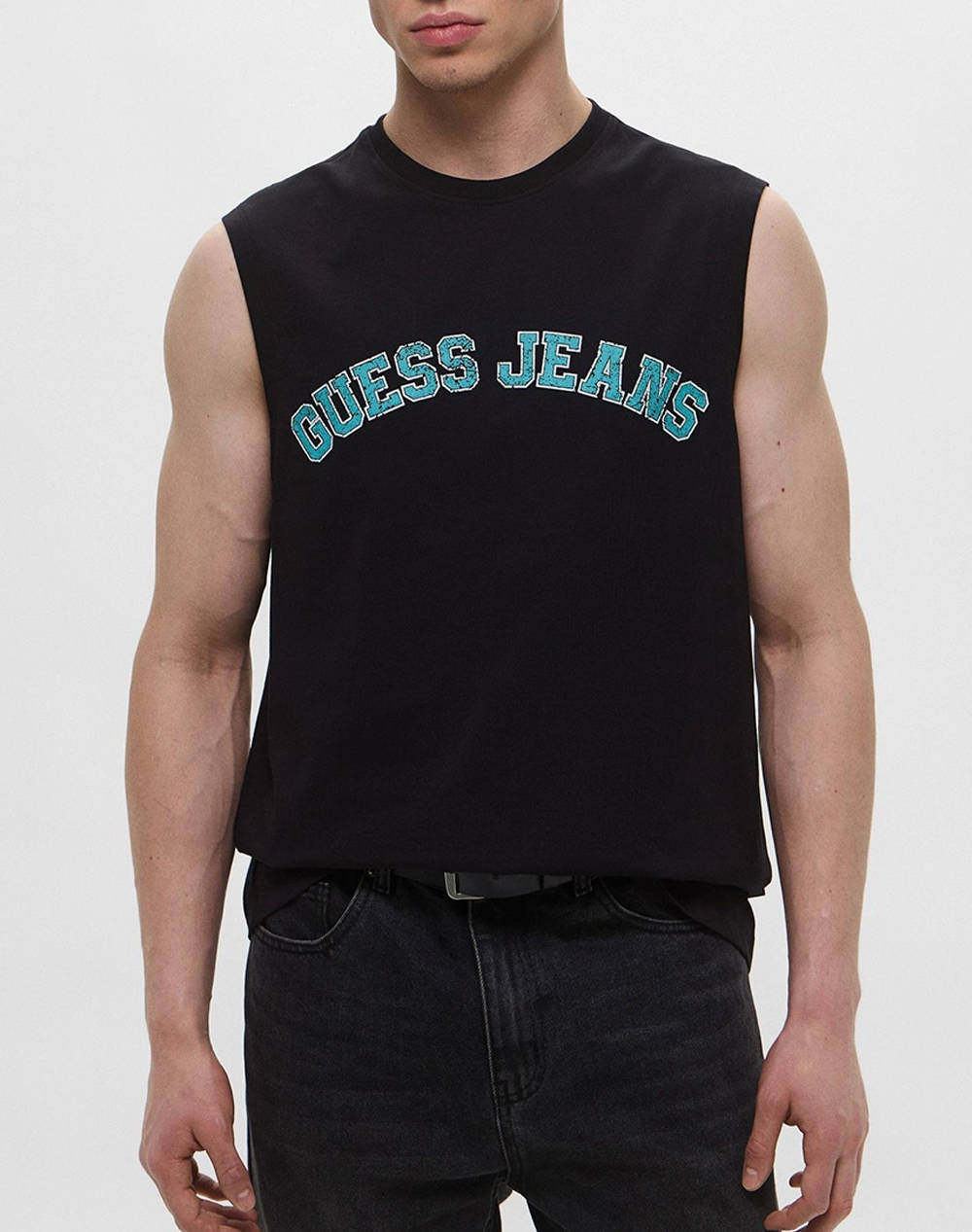 GUESS JEANS GJ MUSCLE COLLEGIATE - ORGANIC COTTON 160GSM BLUZA DE BARBATI