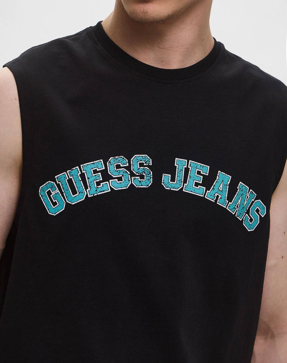 GUESS JEANS GJ MUSCLE COLLEGIATE - ORGANIC COTTON 160GSM BLUZA DE BARBATI