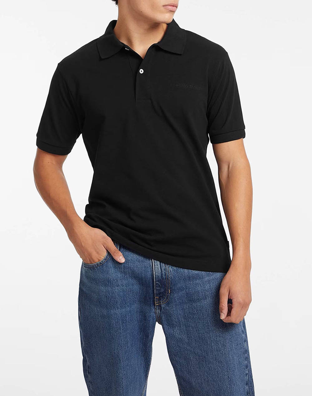 GUESS JEANS GJ SS EMBRO LOGO POLO BLUZA DE BARBATI