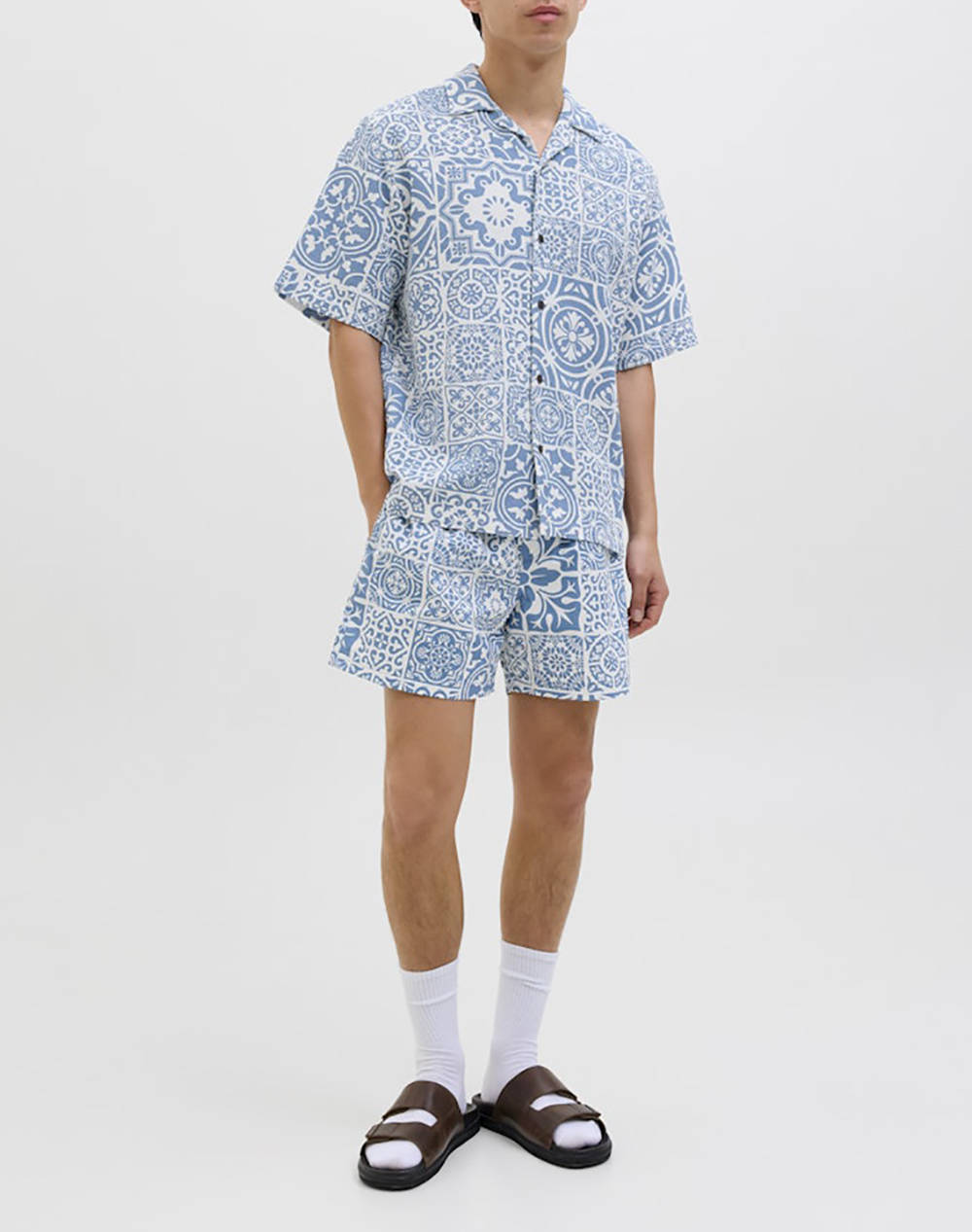 JACK&JONES JPSTMAUI JJSWIM AOP TILES AKM