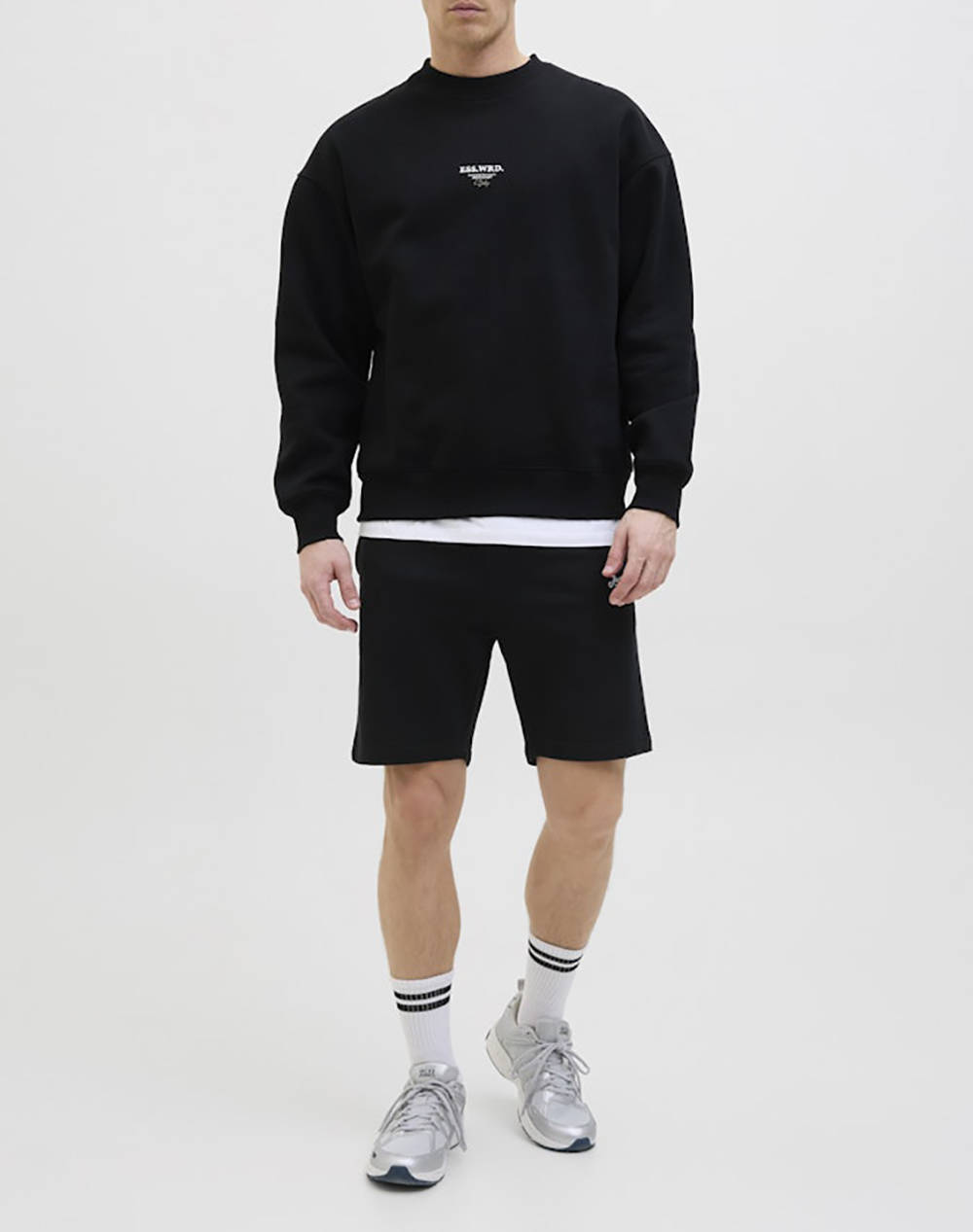 JACK&JONES JPSTGORDON BEAU SWEAT SHORTS MID