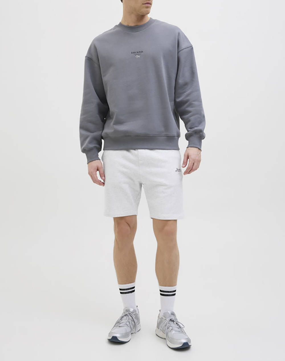 JACK&JONES JPSTGORDON BEAU SWEAT SHORTS MID