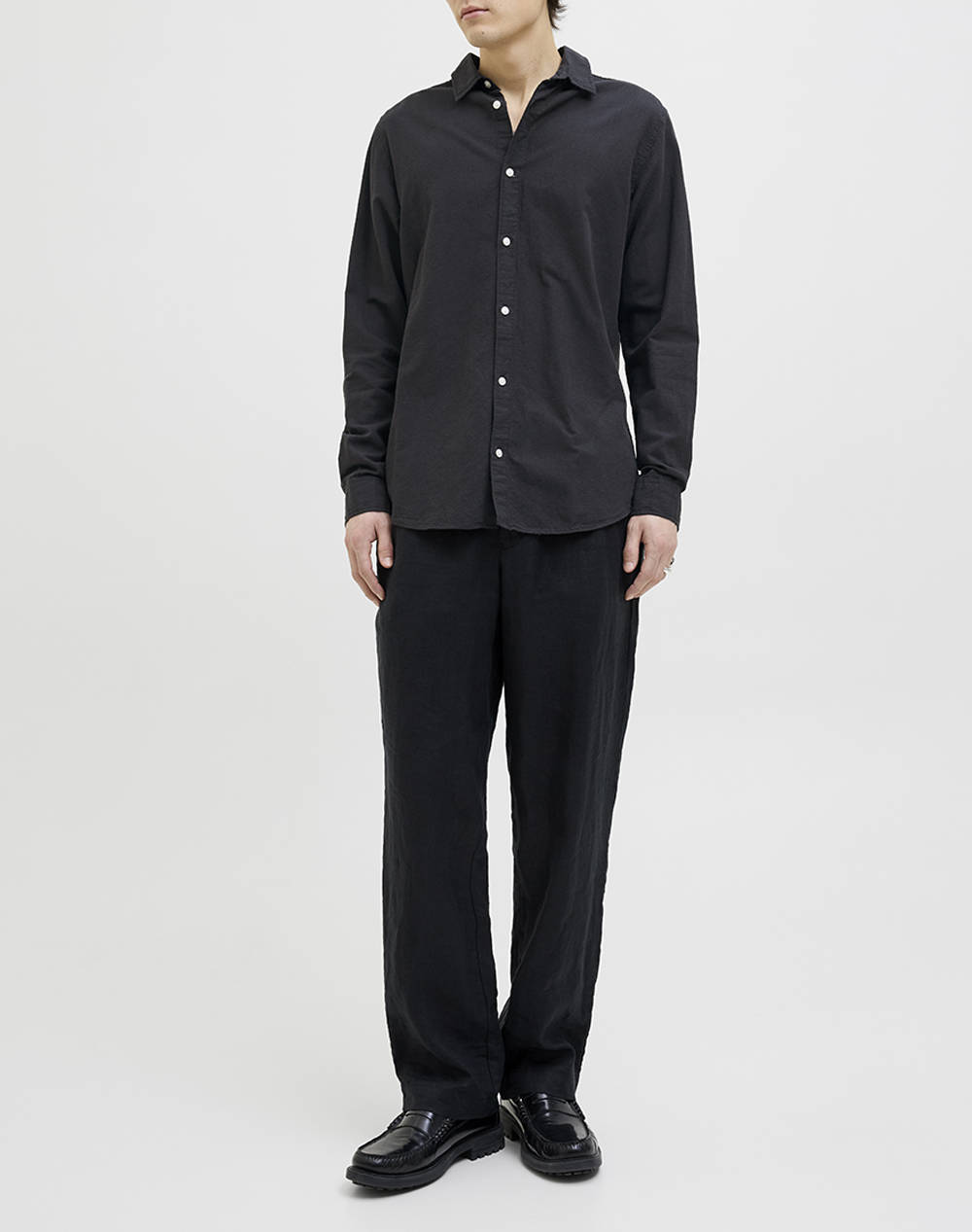 JACK&JONES JJEBREEZE LINEN BLEND SHIRT LS SN