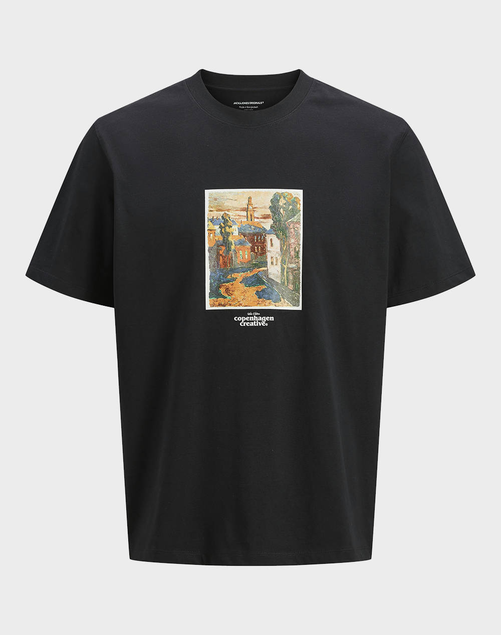JACK&JONES JORPAROS GRAPHIC FRONT TEE SS CREW