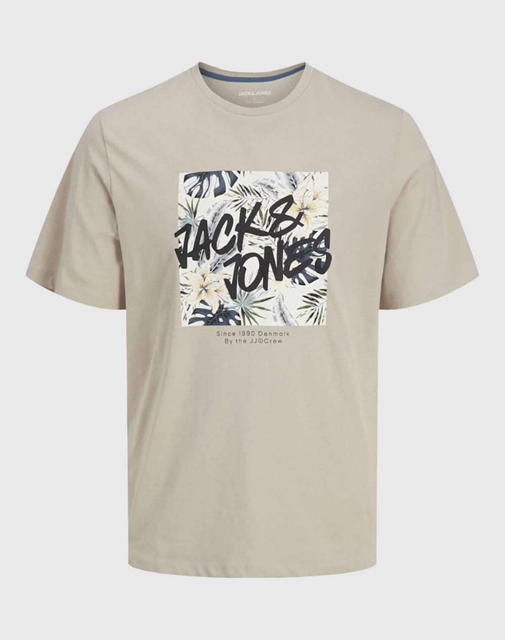 JACK&JONES JJHAWAII SHAPE TEE SS CREW NECK LN