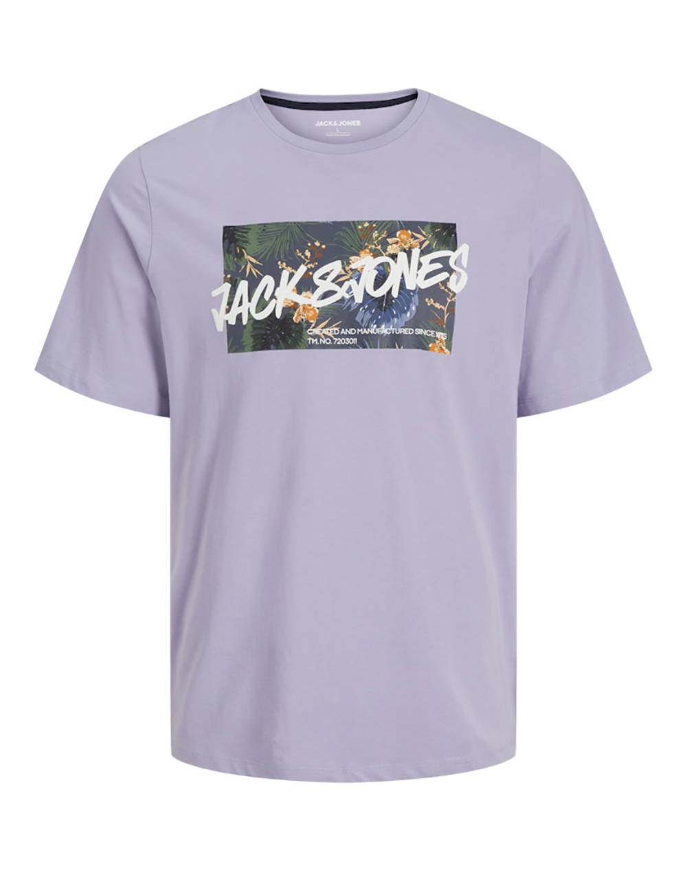 JACK&JONES JJHAWAII SHAPE TEE SS CREW NECK LN
