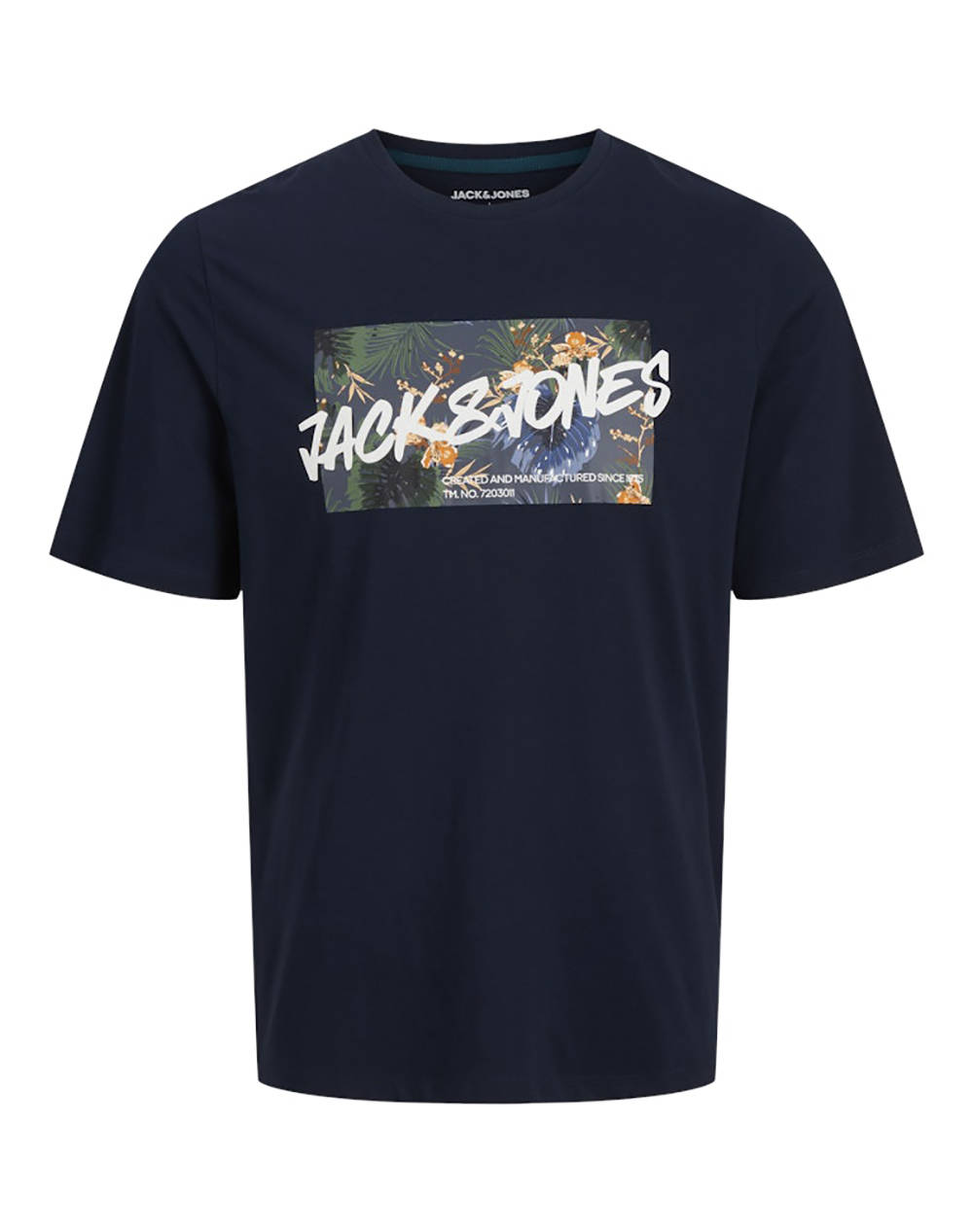 JACK&JONES JJHAWAII SHAPE TEE SS CREW NECK LN