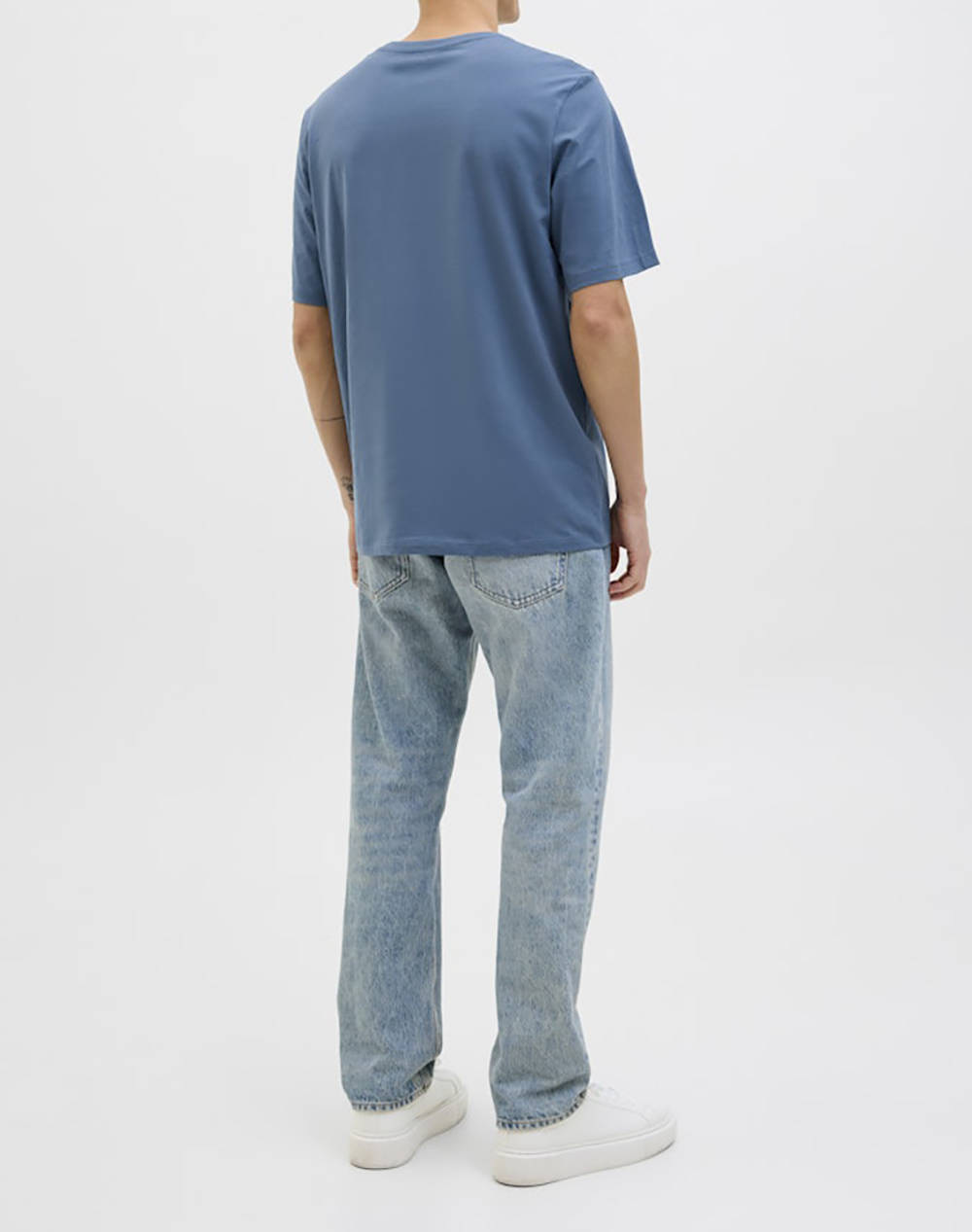 JACK&JONES JJHAWAII SHAPE TEE SS CREW NECK LN