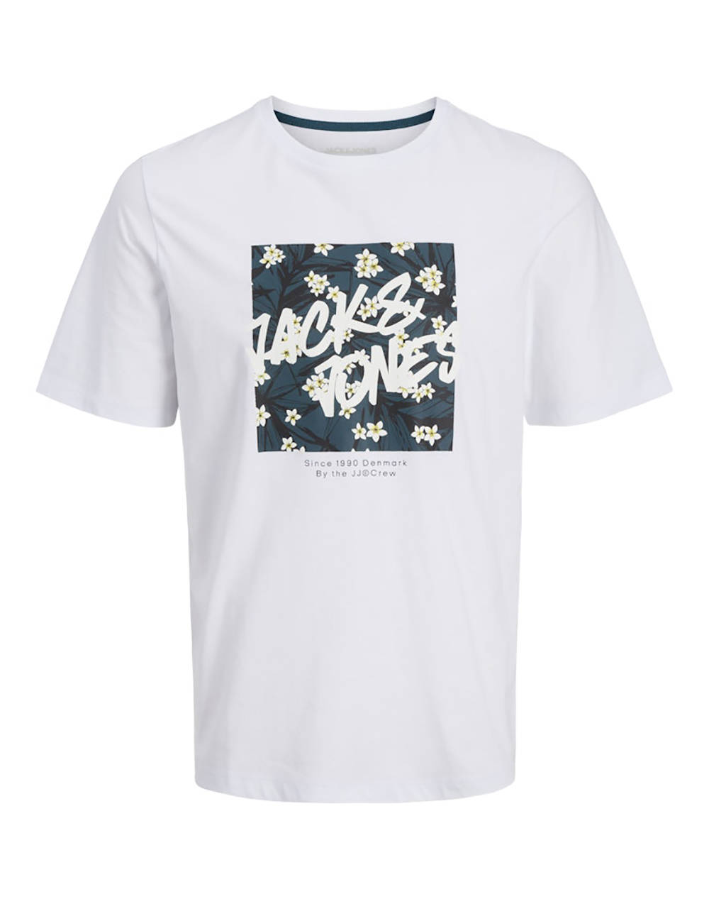 JACK&JONES JJHAWAII SHAPE TEE SS CREW NECK LN